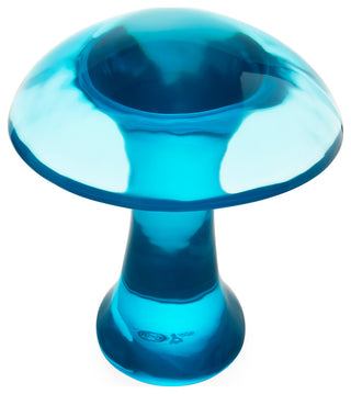 Turquoise Acrylic Mushroom Objet