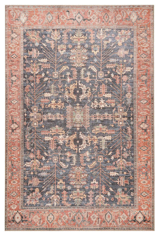 Avalon Persian Border Area Rug - Red, 3'9"x5'6"