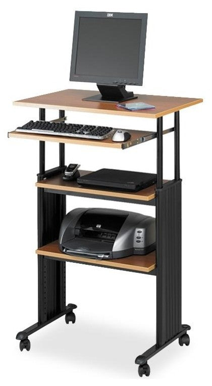 Safco Muv Stand-up Adjustable" Desk, Rectangle Top