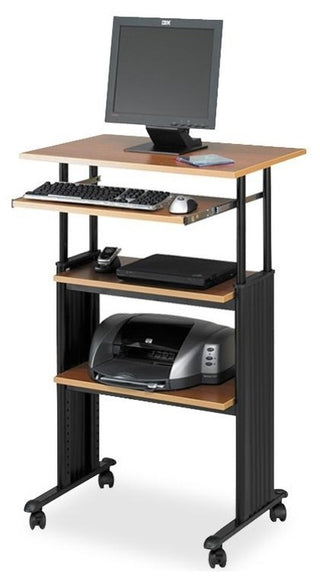 Safco Muv Stand-up Adjustable" Desk, Rectangle Top