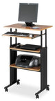 Safco Muv Stand-up Adjustable" Desk, Rectangle Top