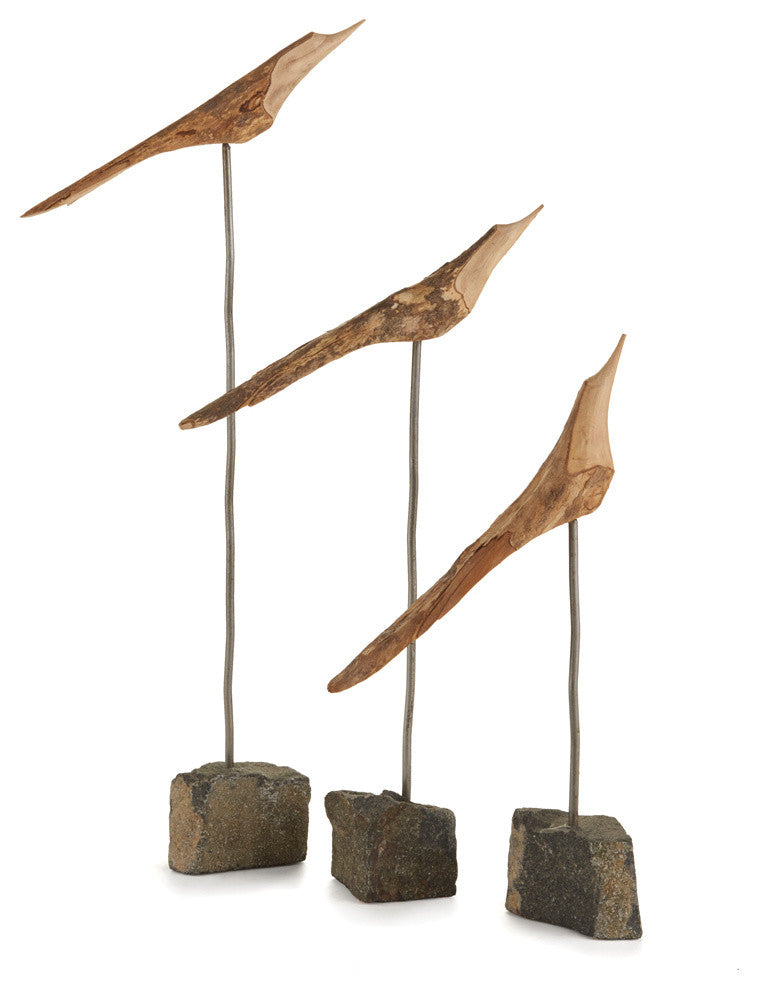 The Flock, Set of 3 Natural