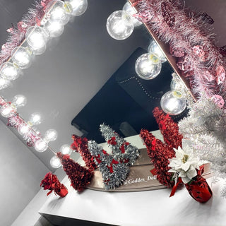 Hollywood Glow Pro Vanity Mirror, Rose Gold, Clear Bulb, Non-Bluetooth