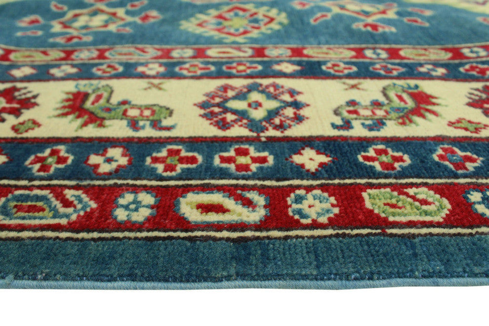 Kazak Fox Blue Rug