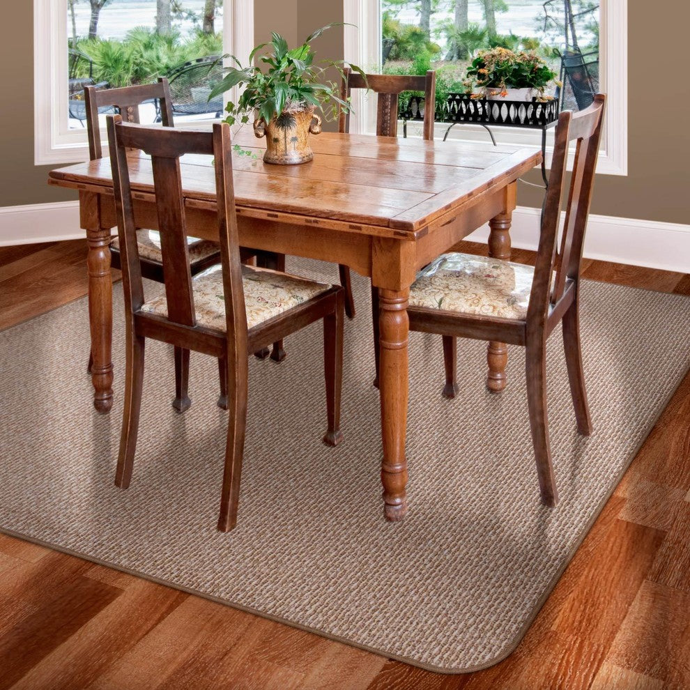 Skid-Resistant Area Rug Praline Brown, 4'x6'