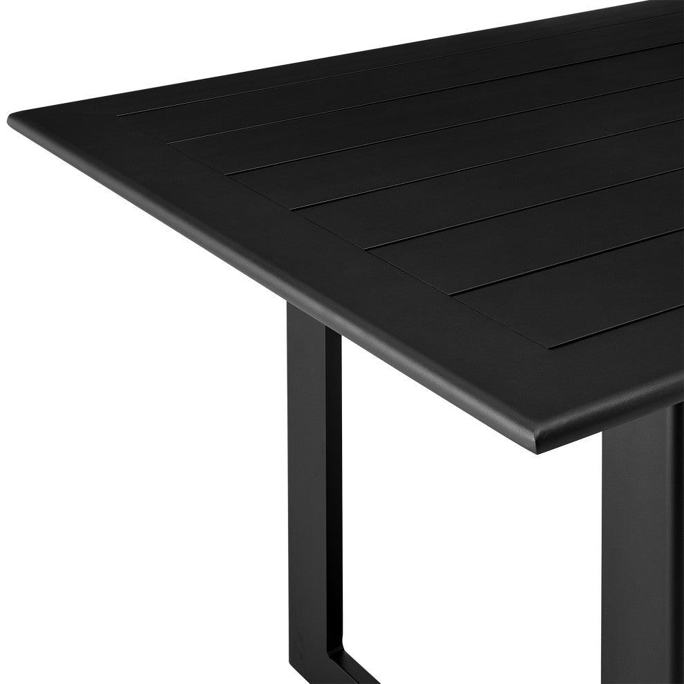 Cayman Outdoor Patio Dining Table, Aluminum