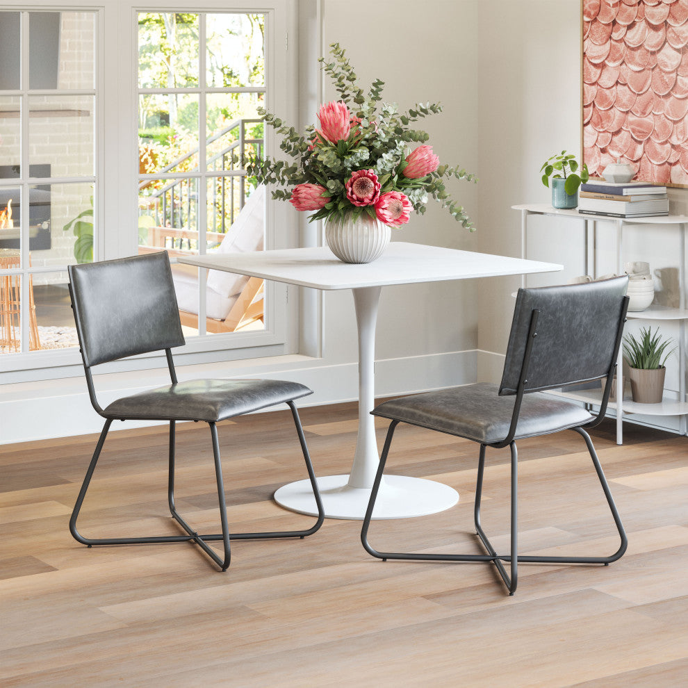 Grantham Dining Chair, Set of 2 Vintage Gray