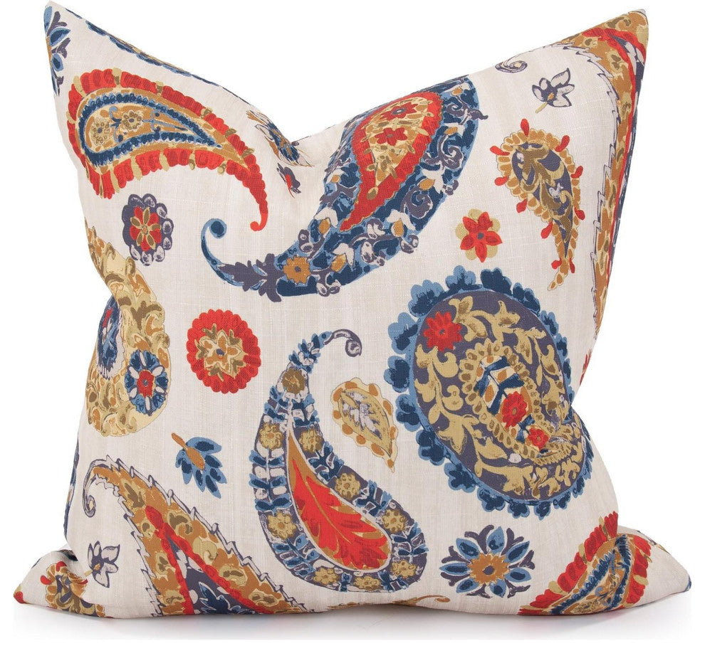 Colorful Boteh Sand Pillow, Designer Style