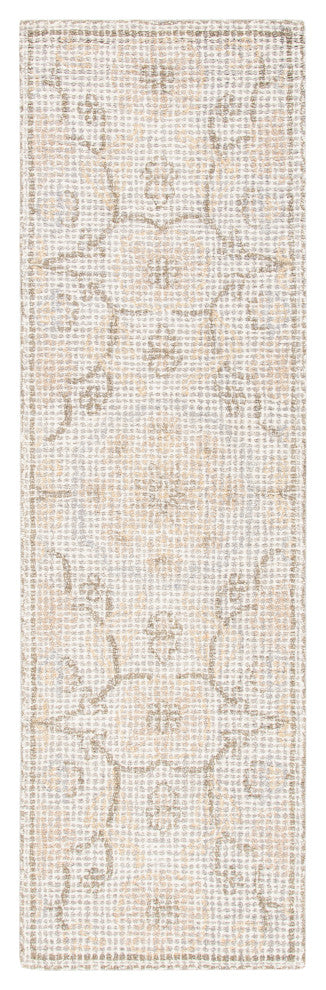 Safavieh Couture Abstract Collection, ABT527 Rug, Light Grey/Ivory, 2'3"x8'