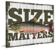 "Size Matters" Painting Print on Canvas by Saturday Evening Post