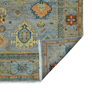 Milano Effy Area Rug, Gray, 9' x 12', Bordered