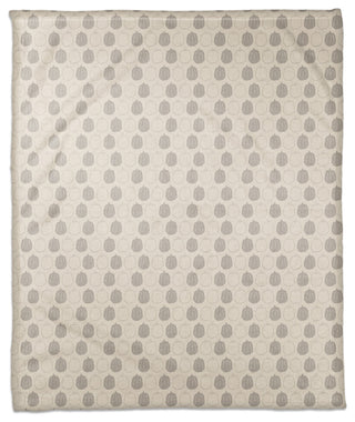 Gray Pumpkin Pattern 50x60 Coral Fleece Blanket