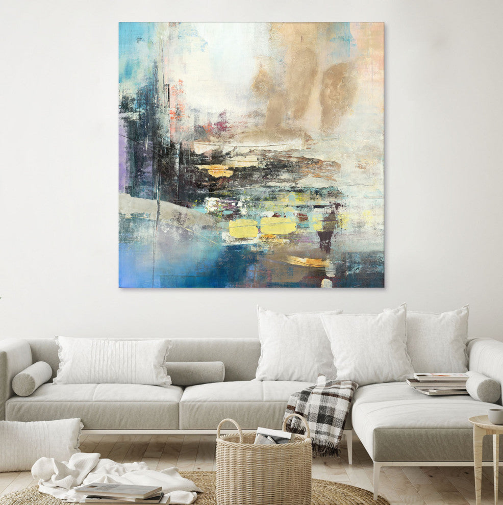 Awaken I - 54 x 54 by Nancy Ngo