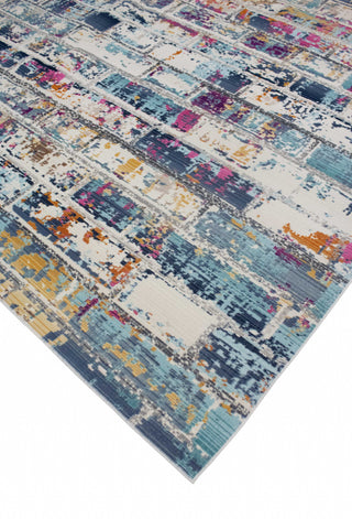Noori Rug Low-Pile Webster Blue/Ivory Rug, 5'x7'10"