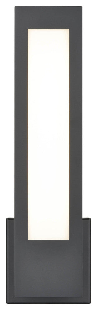 Amster 1-Light LED Module 16" Tall Powder Coated Black Outdoor