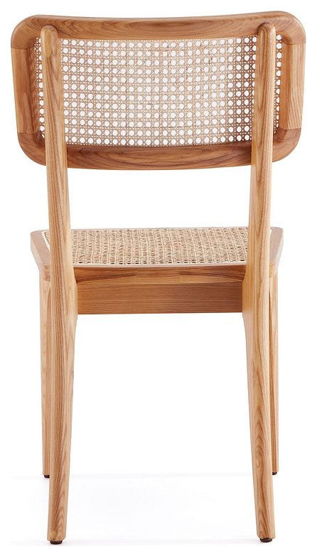Manhattan Comfort Giverny Dining Chair, Nature, Set of 4