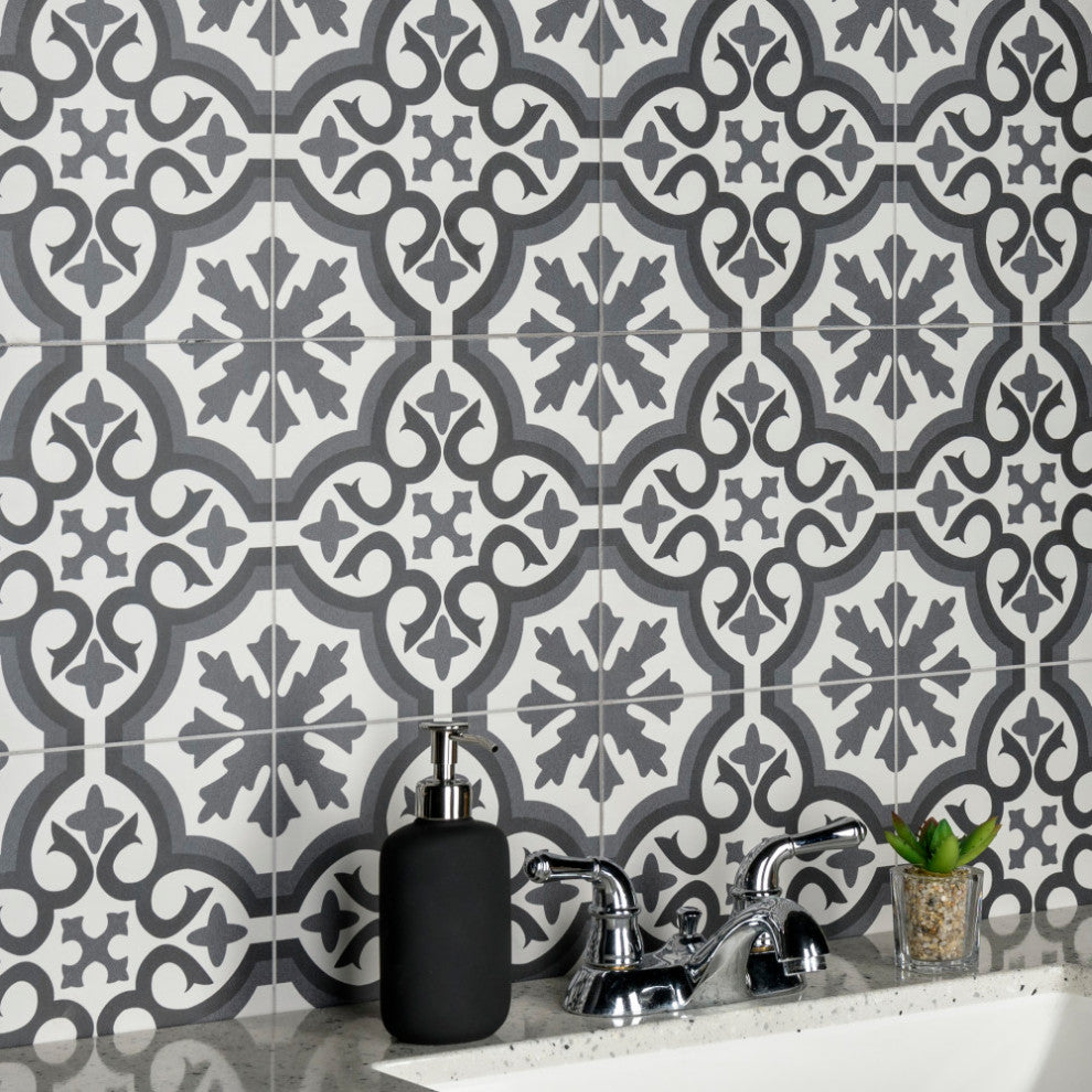 Berkeley Essence Porcelain Floor and Wall Tile, Gray