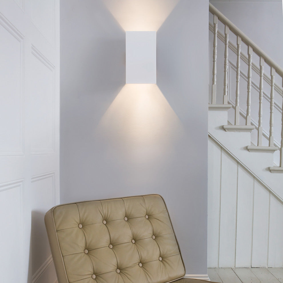 Astro Rio 190 LED 0-10V, Dimmable Indoor Wall Light Paintable Plaster