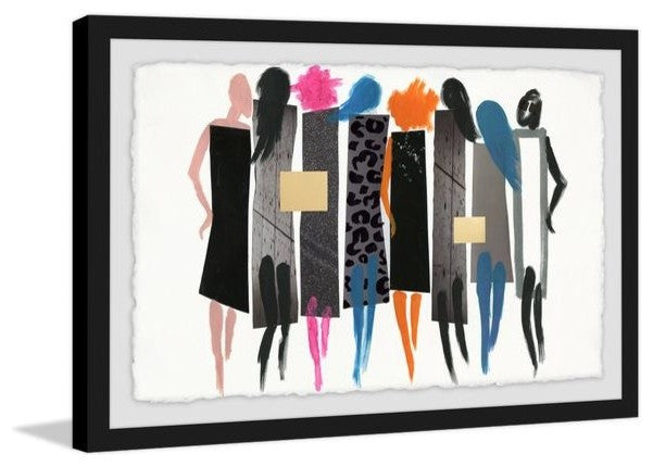 "The Catwalk" Framed Painting Print, 45"x30"