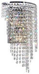 CWI Lighting 8024W9C Prism 3 Light Wall Sconce With Chrome Finish