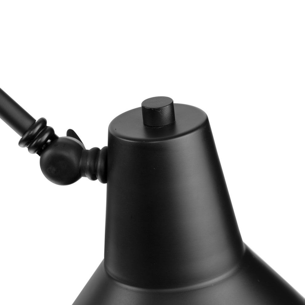 Trimble Collection Four-Light Matte Black Chandelier