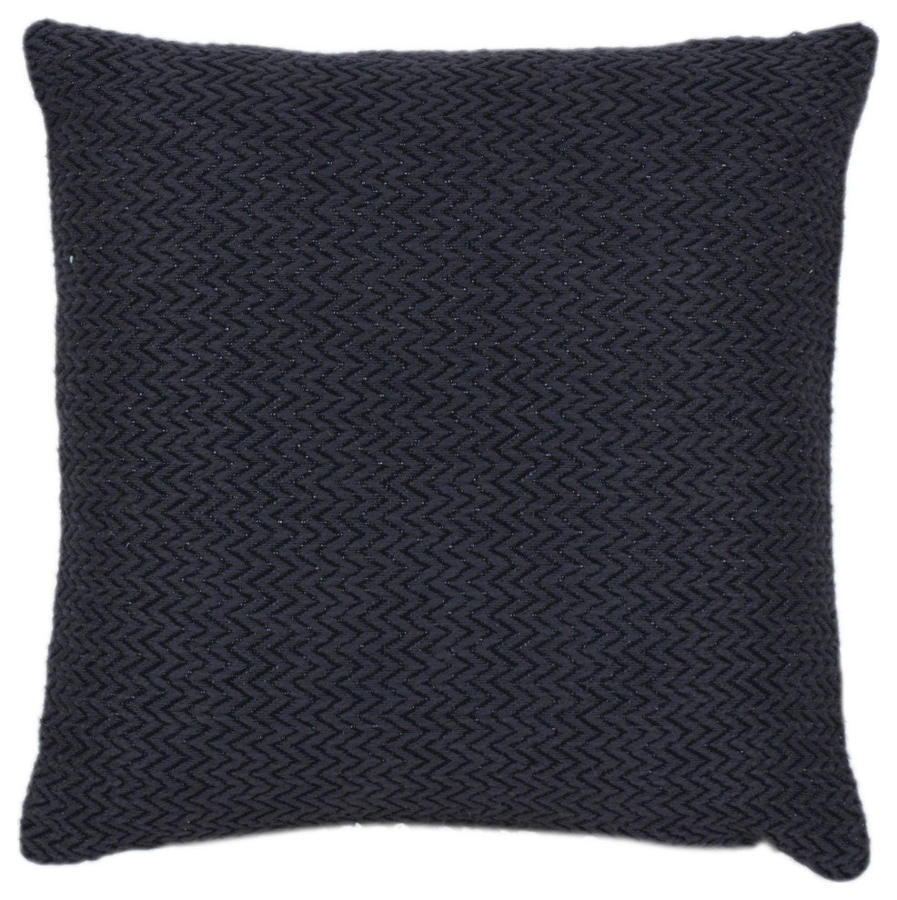 Grey Machine Woven Timberway Throw Pillow, 20" x 20"