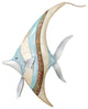 Seaside Banner Fish Metal and Capiz Shell Wall Art