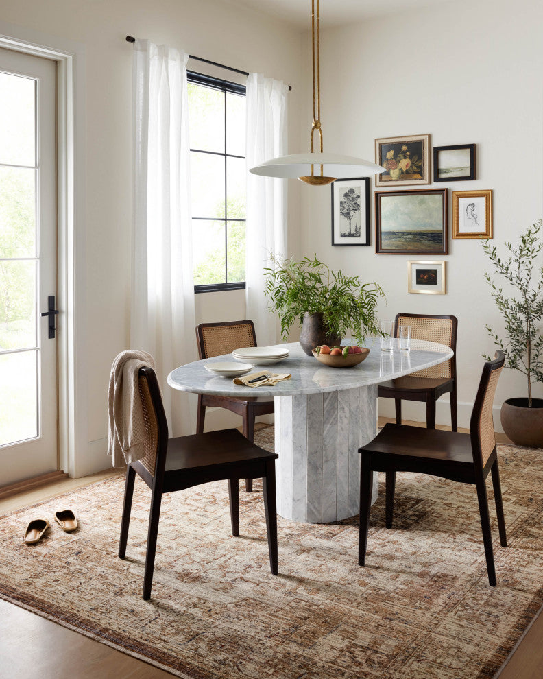 Loloi II Sorrento Mocha/Multi 3'11"x3'11" Round Accent Rug