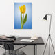 Yellow Tulip Minimal Botanical Floral Nature Photo Canvas Wall Art Print, 24" X 36"