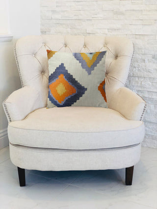 Plutus Native Trail Cayenne Handmade Throw Pillow, Double Sided, 20x26 Standard