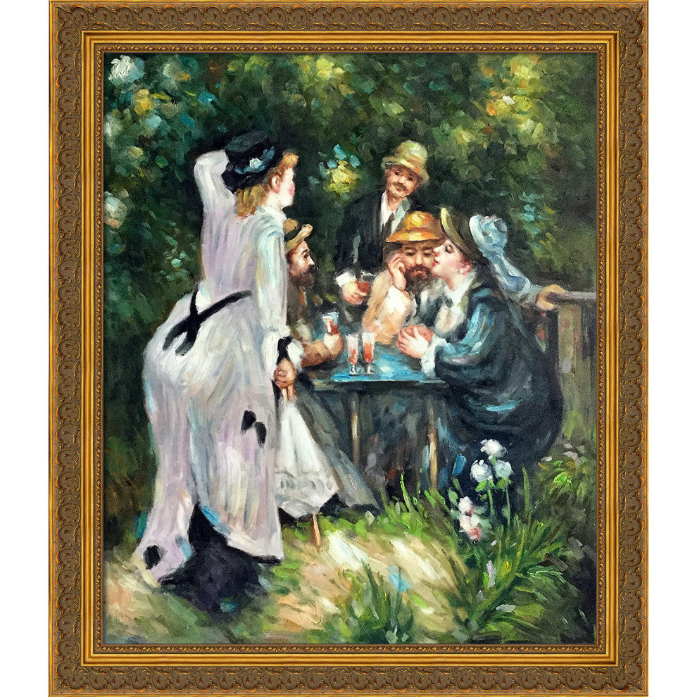 In The Garden, Baroque Antique Gold Frame