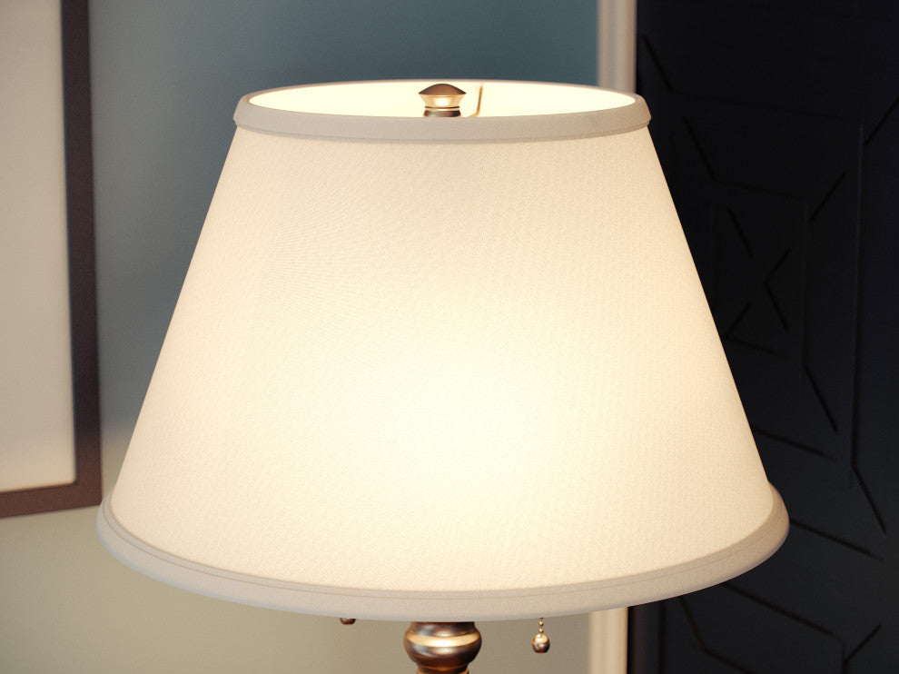 Kenroy 30438AB 2-Light Floor Lamp, Spyglass