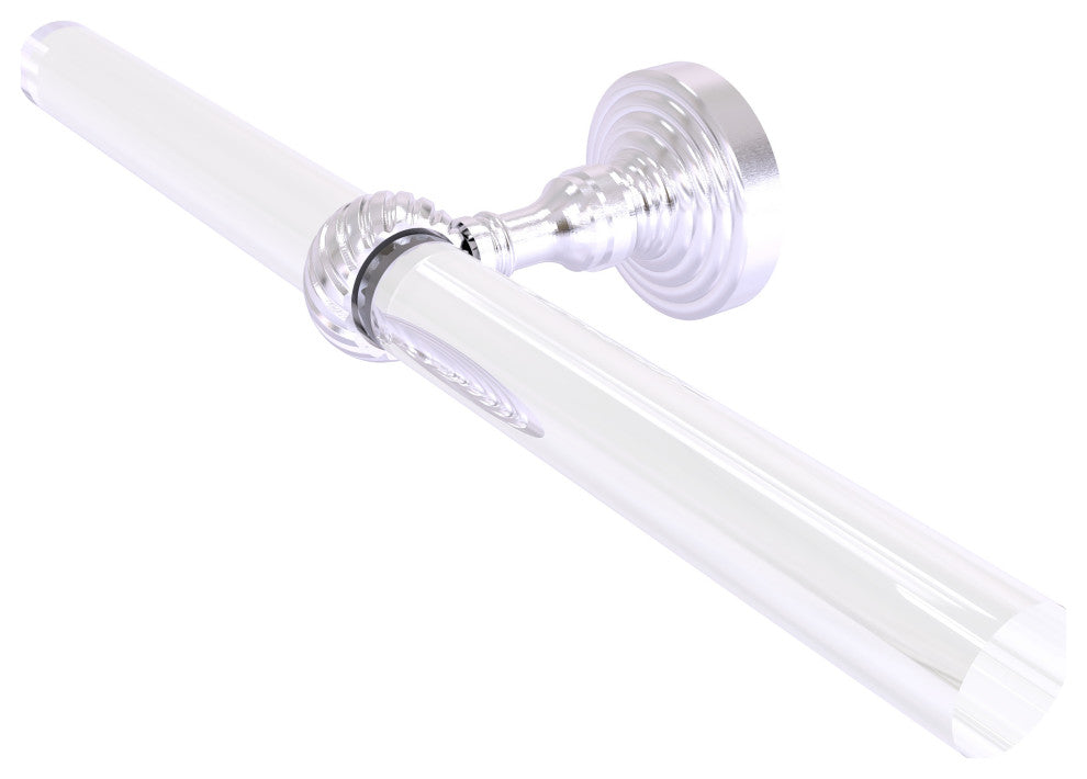 Pacific Grove 2 Arm Guest Towel Holder with Twisted Accents, Satin Chrome