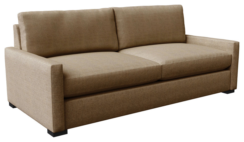 Nativa Interiors Revolution 83" Sofa, Brown, Depth: Deep Plush