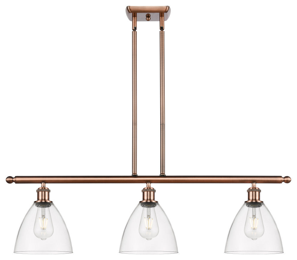 Innovations 516-3I-AC-GBD-752-LED 3 Light Island Light, Antique Copper