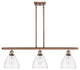 Innovations 516-3I-AC-GBD-752-LED 3 Light Island Light, Antique Copper