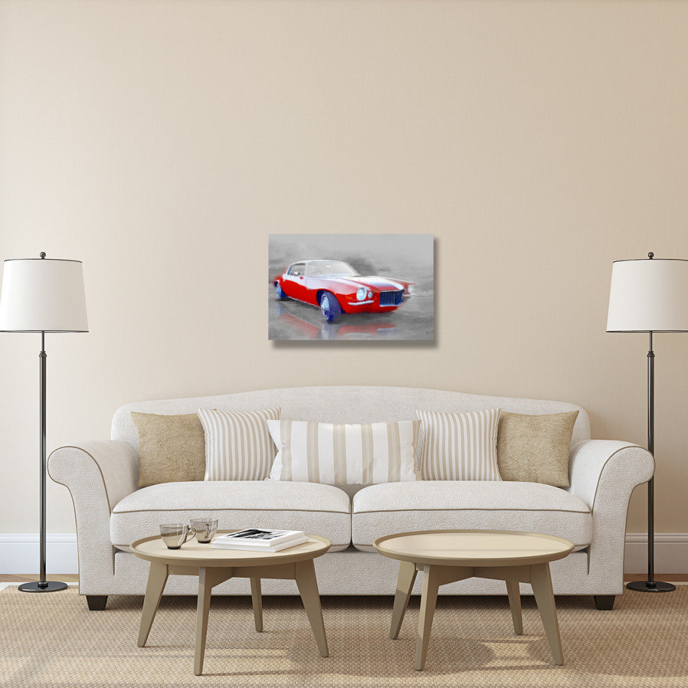 "1970 Chevy Camaro Watercolor" Fine Art Print