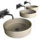 Pert Rho Brushed Platinum Vessel Sink