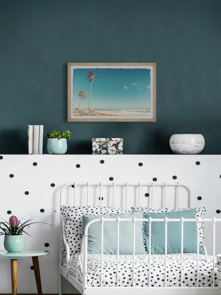"Waves Are Calling" Framed Painting Print, 45x30