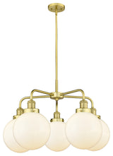 Innovations Beacon 5 26" Chandelier Satin Gold