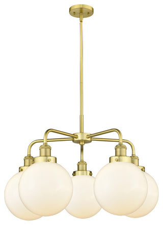 Innovations Beacon 5 26" Chandelier Satin Gold