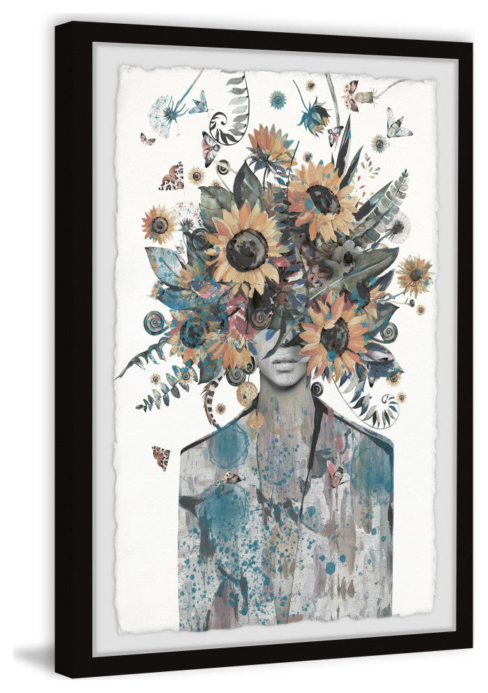"There Is Beauty in Simplicity" Framed Painting Print, 12x18