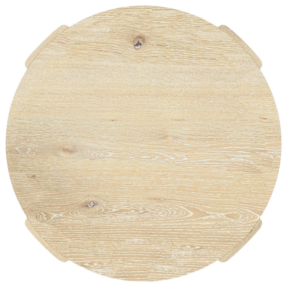 Sloane Round Dining Table, Driftwood