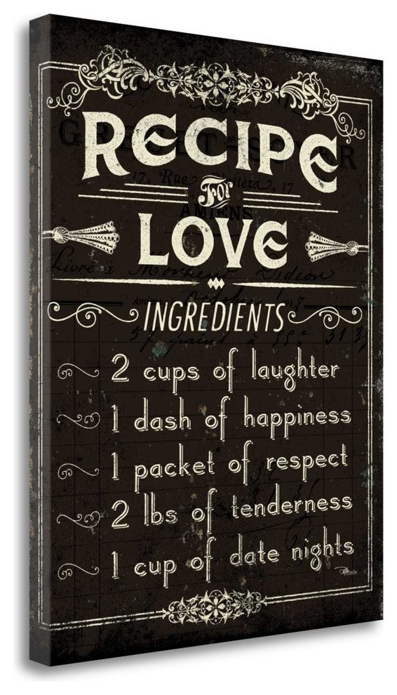 "Life Recipes I" By Pela Studio, Giclee Print on Gallery Wrap Canvas