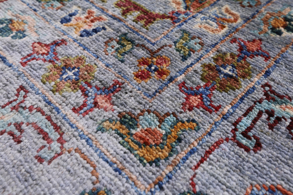 Hand-Knotted Persian Tabriz Wool Rug 6' 5" X 10' 0" Q9705