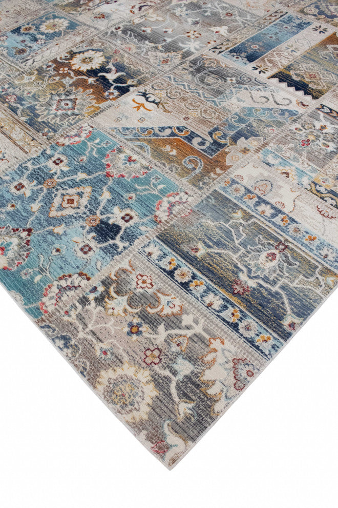 Noori Rug Low-Pile Cecil Ivory/Blue Rug