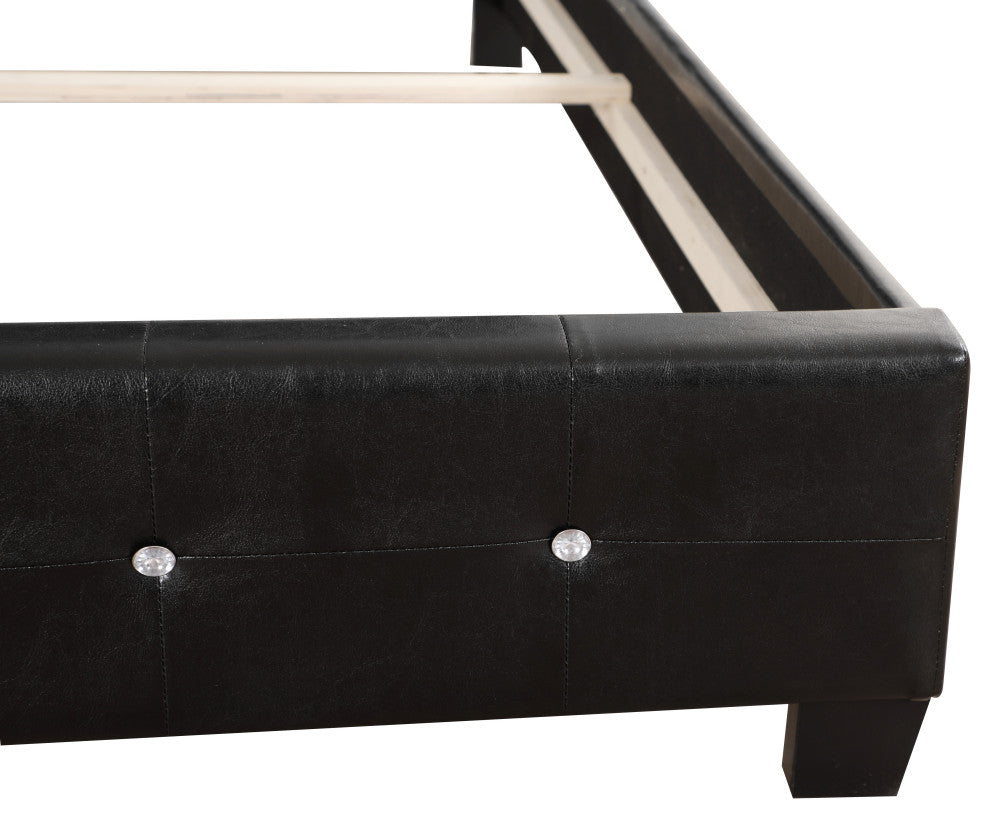 Bed, Black, Twin