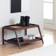 Double-Tier Brown Stand With 2-Pair Rubber Boot Trays Irish Lion