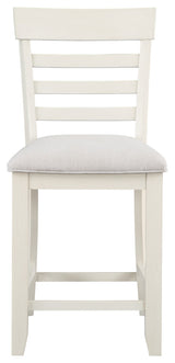 Hyland 24" Counter Stool, White, Set of 2