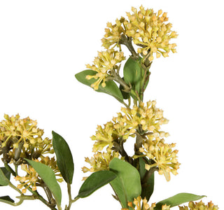 Vickerman 31" Bumblebee Yellow Artificial Wild Berry Spray, 2 per bag.